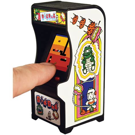 Dig Dug Miniature Arcade Game Cabinet - Sound & Plays Like Original ...