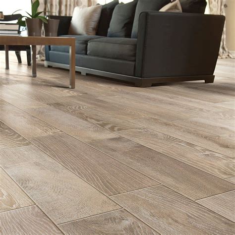 StonePeak Ceramics Inc. 6-in x 24-in American Naturals Tumbleweed Glazed Porcelain Floor Tile