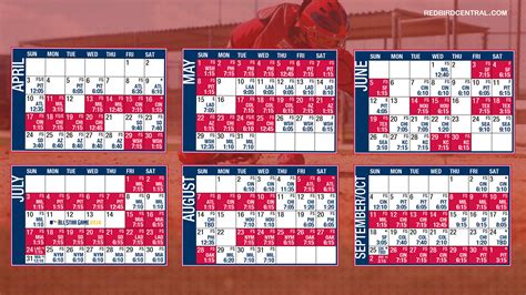 St Louis Cardinals Calendar Schedule | semashow.com