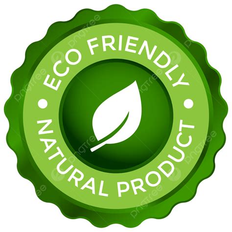 Eco Green Leaf Vector Hd PNG Images, Eco Friendly Badge Design With Leaf And Green Color, Eco ...