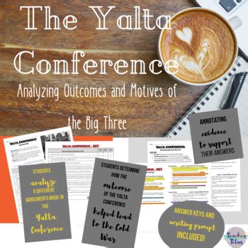 The Yalta Conference: Analyzing Motives and Outcomes (editable) | TpT