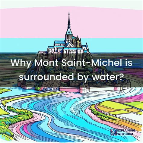 Mont Saint-Michel Tides GIF by ExplainingWhy.com