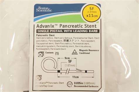 Boston Scientific 3719 Advanix Pancreatic Stent 5F x 11cm (x) – imedsales