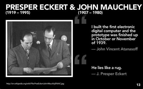 PRESPER ECKERT & JOHN MAUCHLEY