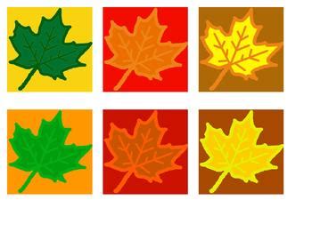 November calendar header, fall leaves by Robin Craft | TPT