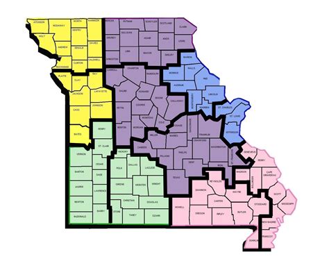 Jefferson County Missouri Zip Code Map - Elysee Millicent