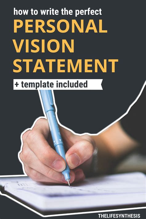 105 Powerful Personal Vision Statement Examples That Work For Everyone | THELIFESYNTHESIS