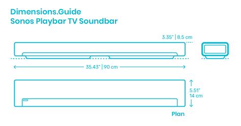 Sonos Beam Smart TV Soundbar Dimensions & Drawings | Dimensions.Guide