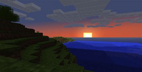 Minecraft Sunset by Danotologist on DeviantArt