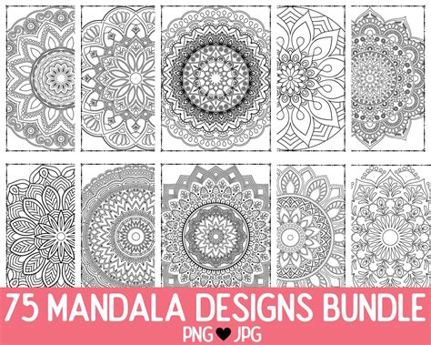 Mandala SVG Bundle, Mandala Svg, Mandala Design, Mandala Digital, Svg Files for Cricut, Svg ...