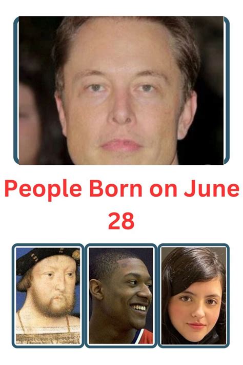 People Born on June 28 - Famous Birthdays - Astrologyview