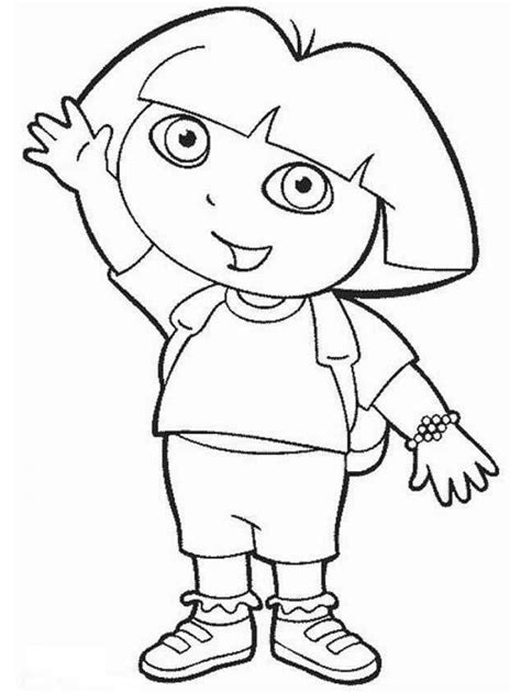 Top 20 Printable Dora the Explorer Coloring Pages - Online Coloring Pages