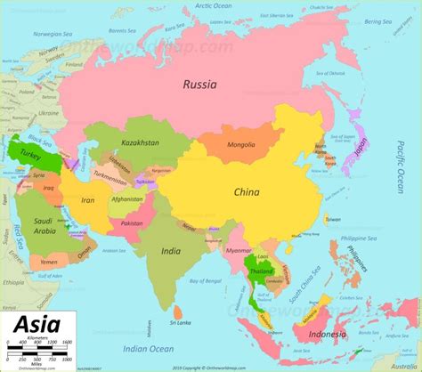 Biologie Stapel manipulieren map of asia countries only Rutschig National Versöhnen