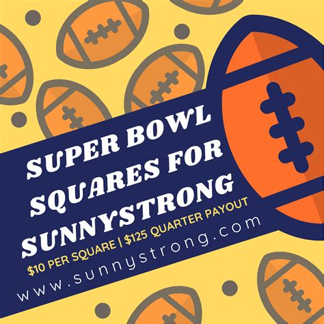 1.12.21 Super Bowl Squares | SunnyStrong