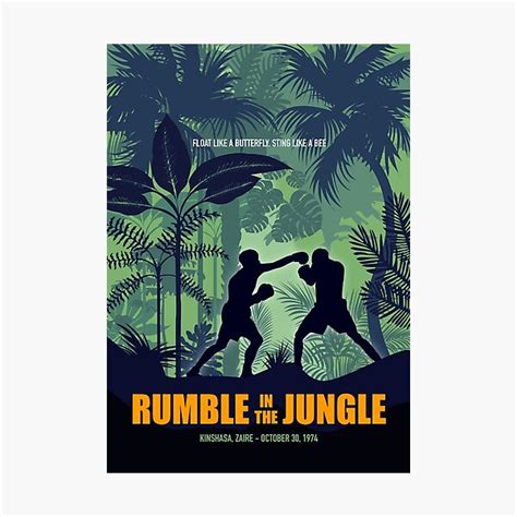 "Rumble in the Jungle - Alternative Movie Poster" Photographic Print by MoviePosterBoy | Redbubble