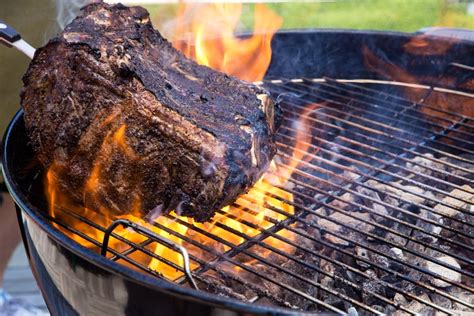 How to Grill a Large Steak on a Kettle Grill - Epicurious