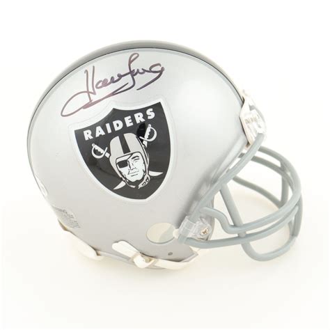 Howie Long Signed Raiders Mini Helmet (Beckett) | Pristine Auction