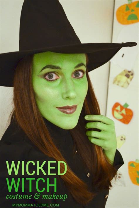 Wicked Witch Costume & Makeup | Witch halloween costume, Halloween costumes witch makeup, Wicked ...