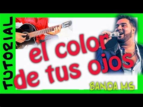 como tocar EL COLOR DE TUS OJOS en guitarra - YouTube