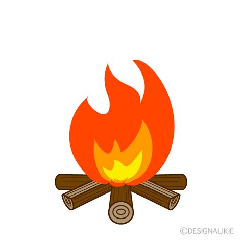 Bonfire Clip Art Free PNG Image｜Illustoon