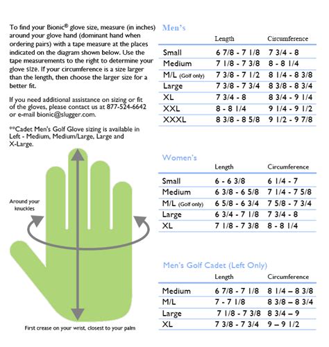 Golf Glove Size Chart Taylormade - Images Gloves and Descriptions Nightuplife.Com