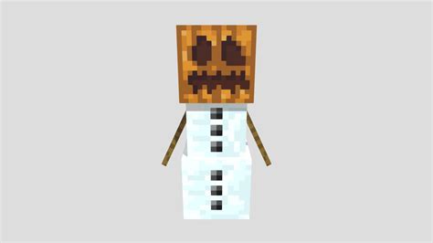 Minecraft - Snow Golem - 3D model by MrB0Nes (@johnson03bosco) [7c1564f ...