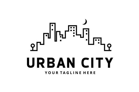 Urban, Night City Logo Building Design | ubicaciondepersonas.cdmx.gob.mx