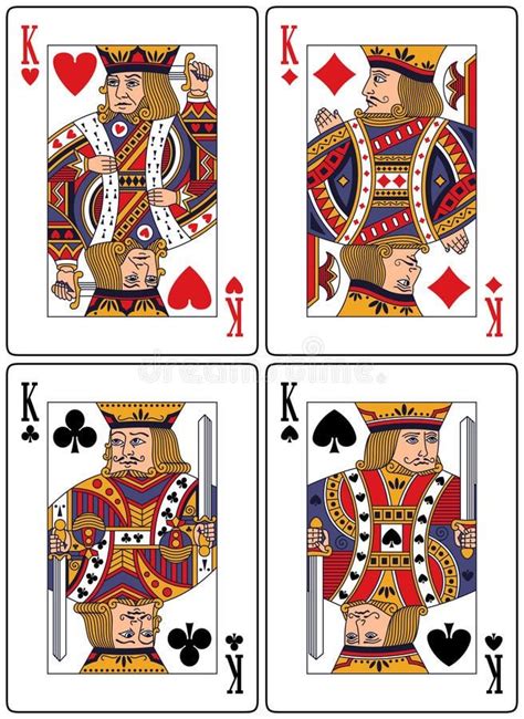 Each king in a deck of playing cards represents a great king from history: Spades - King David ...