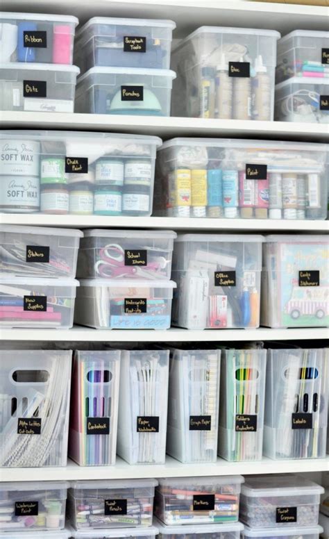 Organized Craft Closet - Intentional Edit - Professional Home Organizer, Phoenix | Craft closet ...