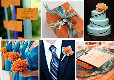 Tastefully Entertaining | Event Ideas & Inspiration: Blue & Orange Wedding