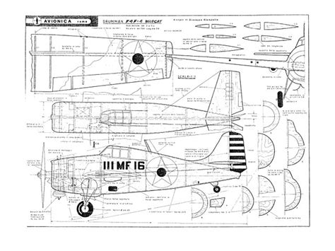 Grumman F4F-4 Wildcat plan - Free download - Outerzone