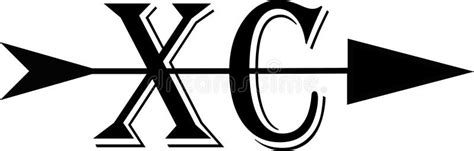 Cross Country Logo XC With An Arrow In Black And Orange | ubicaciondepersonas.cdmx.gob.mx