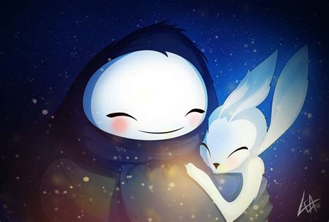 Naru and Ori | Game art, Art, Hand painted artwork