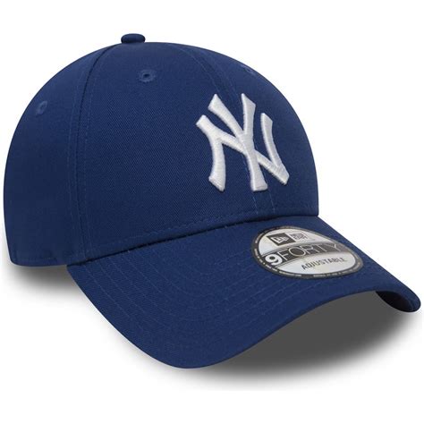 New Era Curved Brim 9FORTY Essential New York Yankees MLB Blue ...