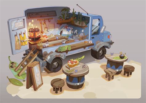 EtienneB on Twitter: "A little and cute poke truck I made during the Camille Peyrebere's class ...