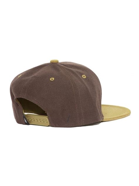 Vintage Snapback Cap Hat - Brown Olive - CW116PDLTP3