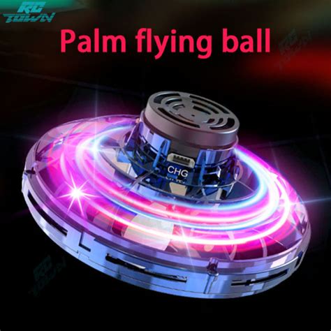 Mini Drone Led Ufo Type Flying Helicopter Spinner Fingertip Flight Gyro Drone Aircraft Toy ...