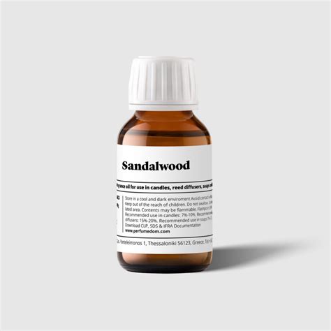 Sandalwood Fragrance Oil - Remarkable woody scent from 1,75€