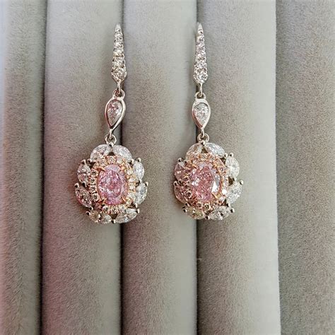 Pink Diamond Earrings – Rare Colors