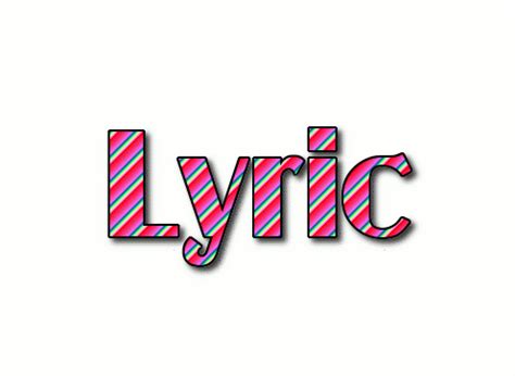 Lyric Logo | Free Name Design Tool from Flaming Text