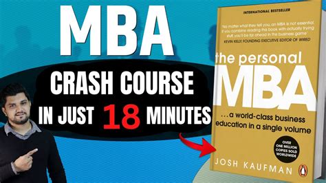 WATCH THIS and Learn MBA in 18 MINUTES | the personal MBA book summary in hindi - YouTube