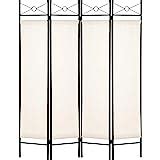 Amazon.com: Best Choice Products 6ft 4-Panel Folding Privacy Screen Room Divider w/Steel Frame ...