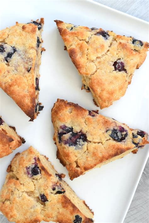 sugar-free-blueberry-scones - Mouthwatering Motivation