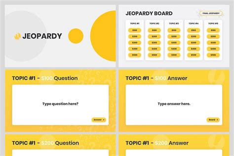 Jeopardy Google Slides | Creative Google Slides Templates ~ Creative Market