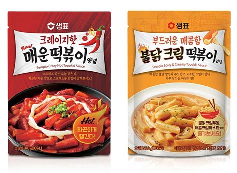 Korean Crazy Hot / Spicy&Creamy Topokki TTeokbokki Sauce Series for ...