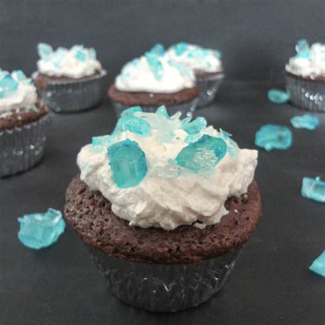 Breaking Bad's "Blue Crystal" Cupcakes | One Ingredient Chef