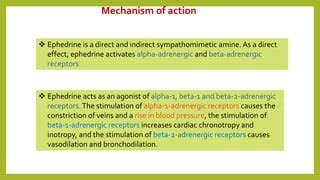 Ephedrine and morphine by Bharat (m. pharmacy).pptx