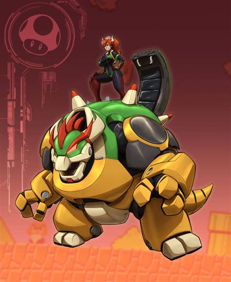 Mecha Bowser Concept by Drawmadillo | Super mario art, Bowser, Mario funny