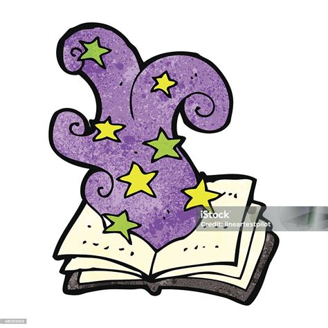 Cartoon Magic Spell Book Stock Illustration - Download Image Now - Bizarre, Book, Clip Art - iStock