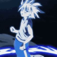 Killua Zoldyck Hunter X Hunter Godspeed Lightning Power GIF | GIFDB.com